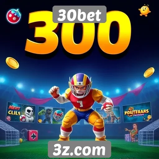 Variedade de jogos disponíveis na 30bet